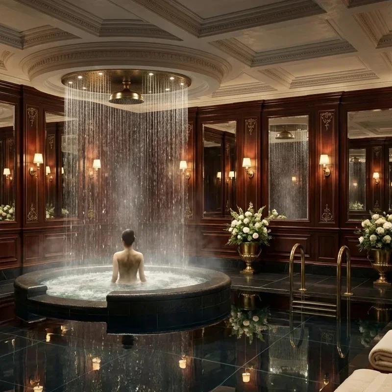 Masha Rybalka luxury spa interior render